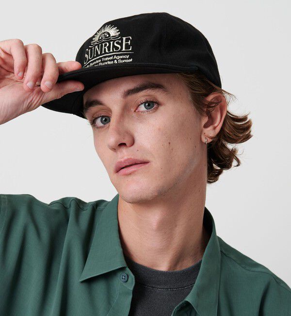 BEAUTY&YOUTH UNITED ARROWS「＜HELLO SUNRISE＞ホライゾン 6パネル キャップ」|キャップ・キャスケット|BLACK