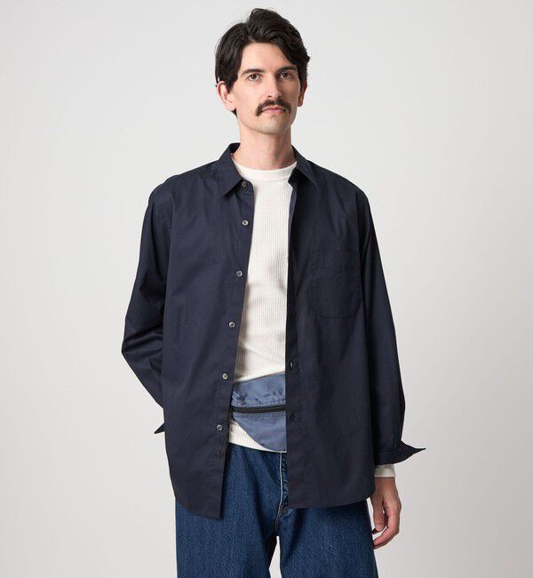 STEVEN ALAN「＜Steven Alan＞ 80 コンパクトヤーン ツイル レギュラーカラー シャツ NARROW」|シャツ・ブラウス|