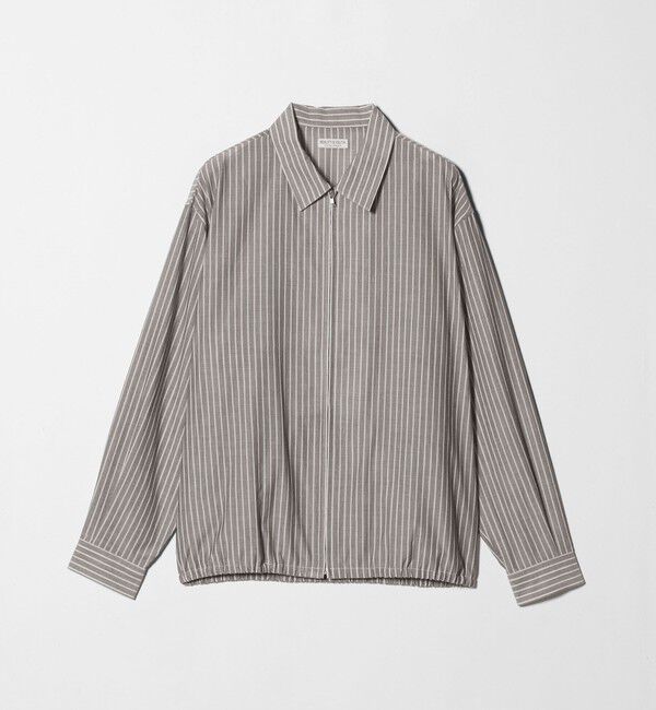 BEAUTY&YOUTH UNITED ARROWS「ボイル シアー ジップ シャツ」|シャツ・ブラウス|