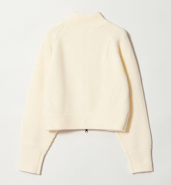 BEAUTY&YOUTH UNITED ARROWS「ウールブレンドアゼ ジップショートカーディガン」|カーディガン|