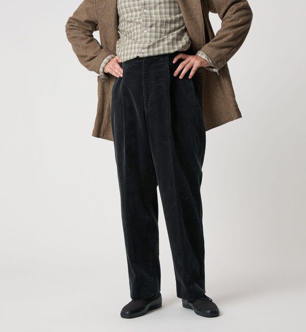 STEVEN ALAN「＜Steven Alan＞ 8W コーデュロイ アウト ワンプリーツ スラックス」|スラックス|
