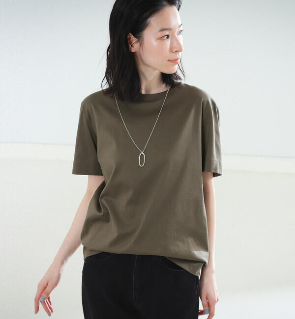 Demi-Luxe BEAMS 「SLOANE / コットン天竺  Tシャツ」|Tシャツ・カットソー|