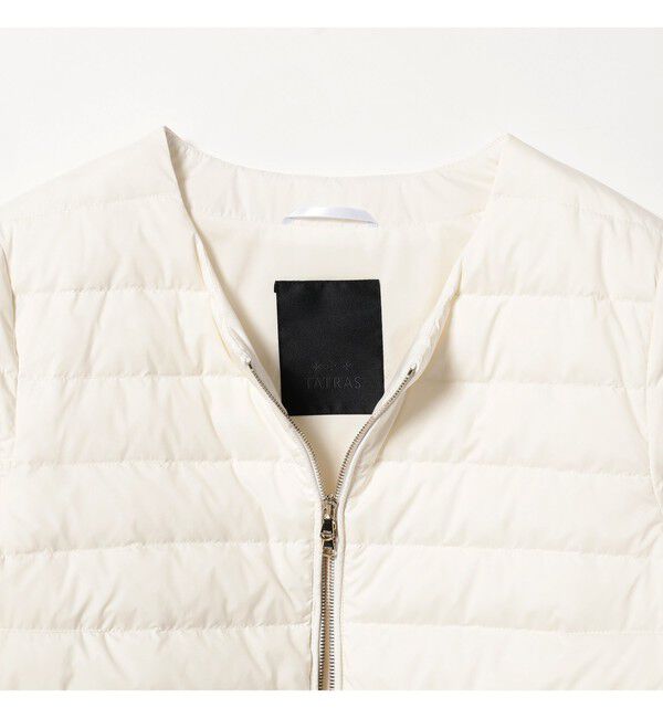 Demi-Luxe BEAMS 「TATRAS / 別注 ACACIA ノーカラー ライトダウンジャケット」|ブルゾン・スタジャン|