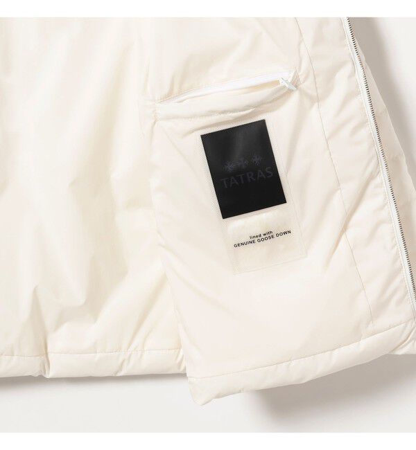 Demi-Luxe BEAMS 「TATRAS / 別注 ACACIA ノーカラー ライトダウンジャケット」|ブルゾン・スタジャン|