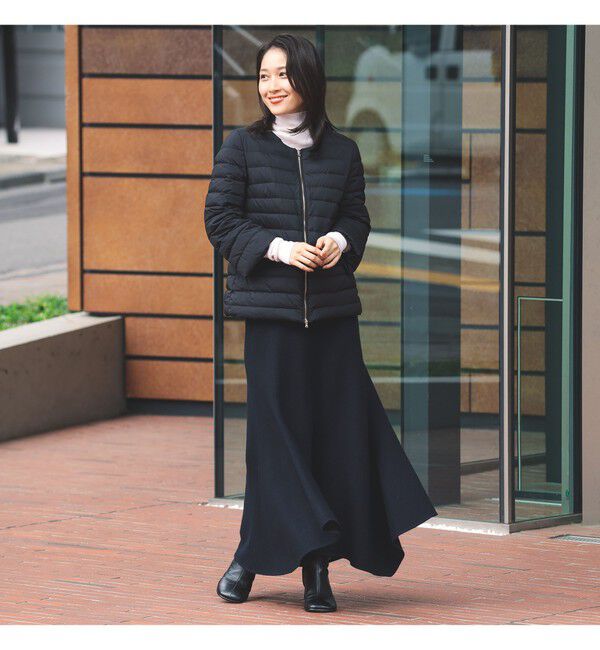 Demi-Luxe BEAMS 「TATRAS / 別注 ACACIA ノーカラー ライトダウンジャケット」|ブルゾン・スタジャン|