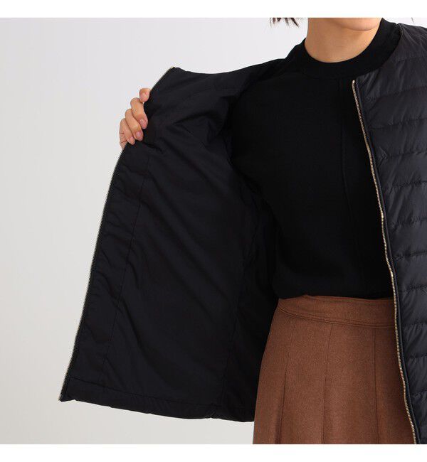 Demi-Luxe BEAMS 「TATRAS / 別注 ACACIA ノーカラー ライトダウンジャケット」|ブルゾン・スタジャン|