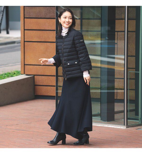 Demi-Luxe BEAMS 「TATRAS / 別注 ACACIA ノーカラー ライトダウンジャケット」|ブルゾン・スタジャン|