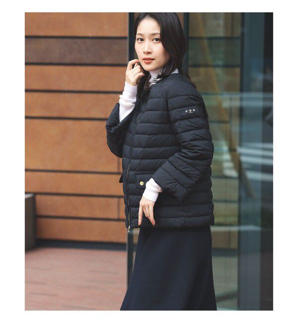 Demi-Luxe BEAMS 「TATRAS / 別注 ACACIA ノーカラー ライトダウンジャケット」|ブルゾン・スタジャン|