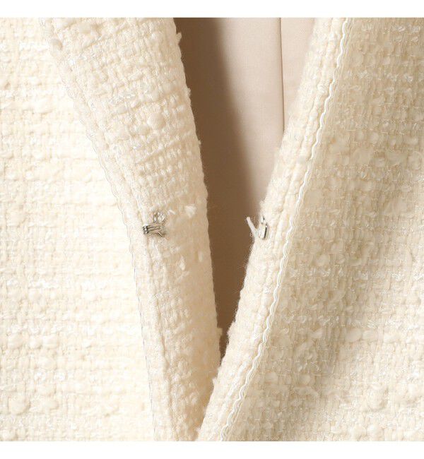 Demi-Luxe BEAMS 「ツイード クルーネック ジャケット＊」|ダッフルコート|