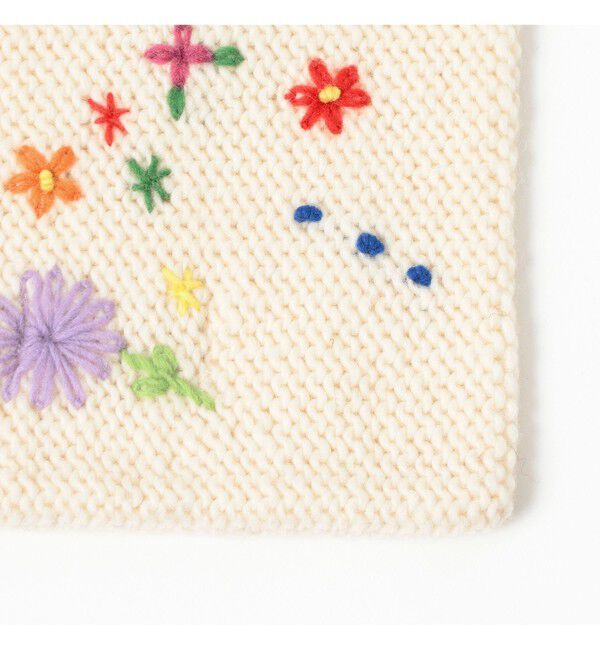 手編み フラワー刺繍 マフラー（BEAMSBOY）｜ルミネのファッション通販