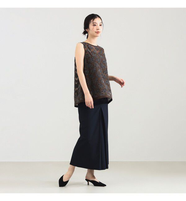 Demi-Luxe BEAMS 「モールヤーン フラワー ブラウス」|シャツ・ブラウス|