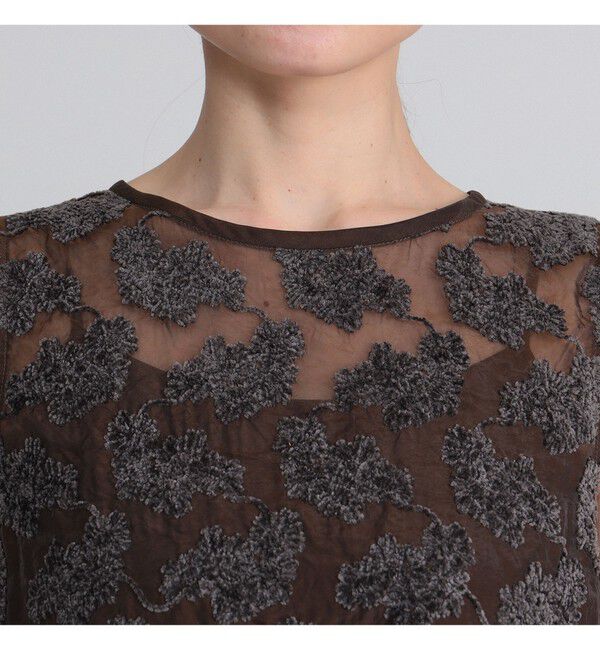 Demi-Luxe BEAMS 「モールヤーン フラワー ブラウス」|シャツ・ブラウス|