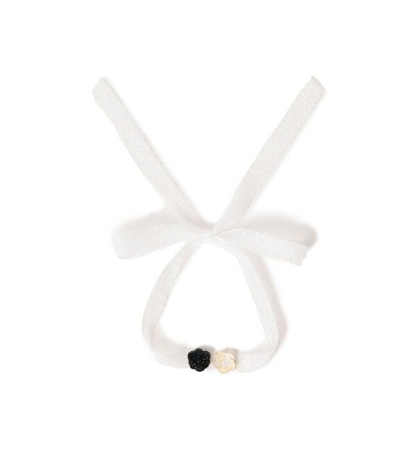 Ray BEAMS 「フラワー リボン ネックレス」|ネックレス|