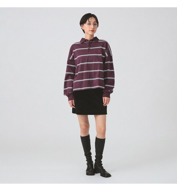 Ray BEAMS 「【別注】Champion / ボーダー ポロシャツ」|ポロシャツ|