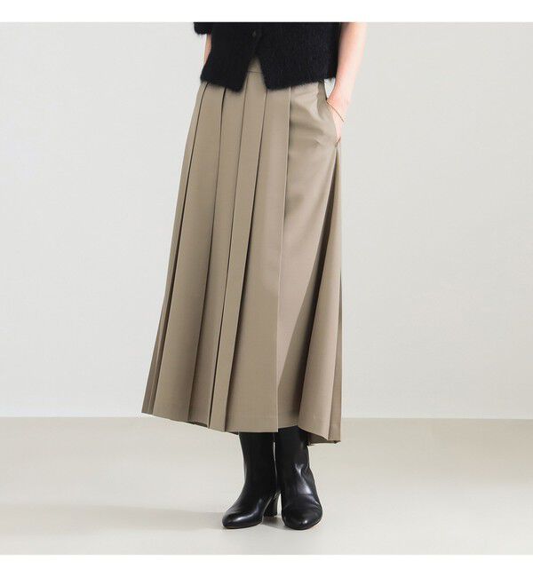 Demi-Luxe BEAMS 「アシンメトリー プリーツスカート」|スカート|