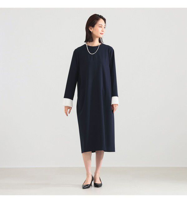Demi-Luxe BEAMS 「プリーツカフス ワンピース＊」|ワンピース|