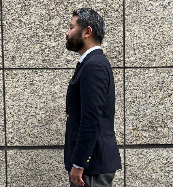 SHIPS「Southwick: CAMBRIDGE ウール ネイビー ブレザー」|テーラードジャケット|