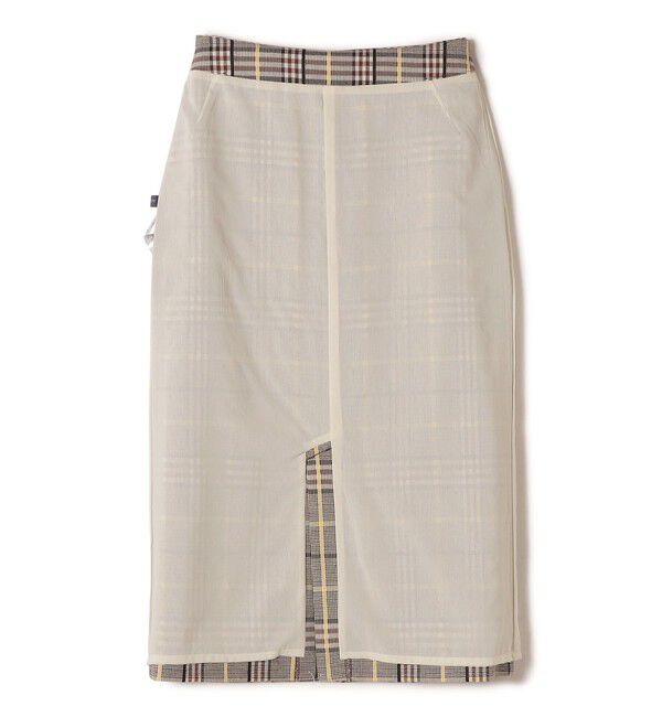 SHIPS for women「〈手洗い可能〉 チェック タイト スカート◇」|スカート|