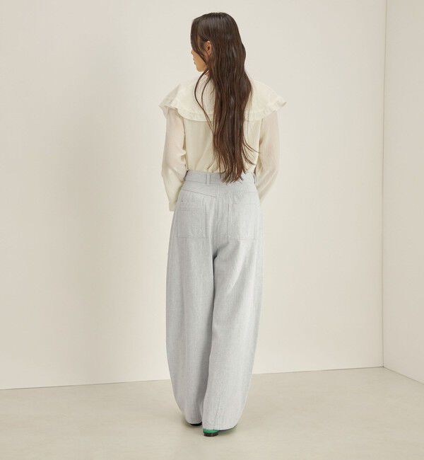 SHIPS for women「〈手洗い可能〉スムージーリップ ラッフル ブラウス ◇」|シャツ・ブラウス|