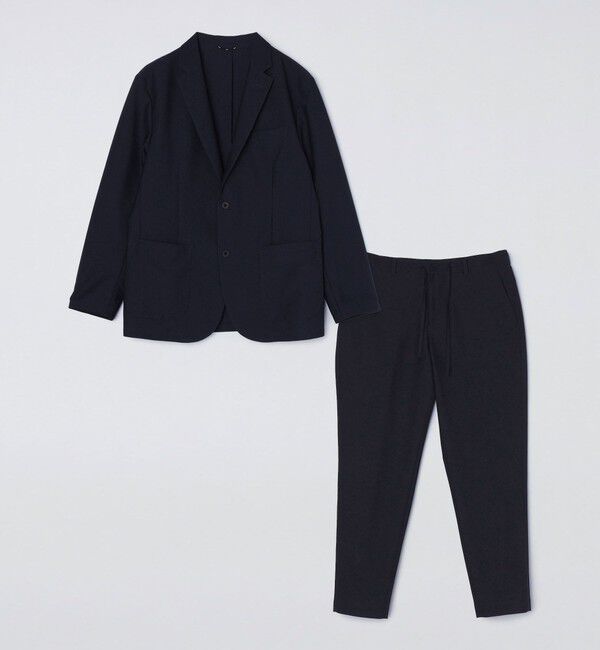 SHIPS「SHIPS:〈手洗い可能〉スーパーライト パンツ (セットアップ対応)」|スラックス|