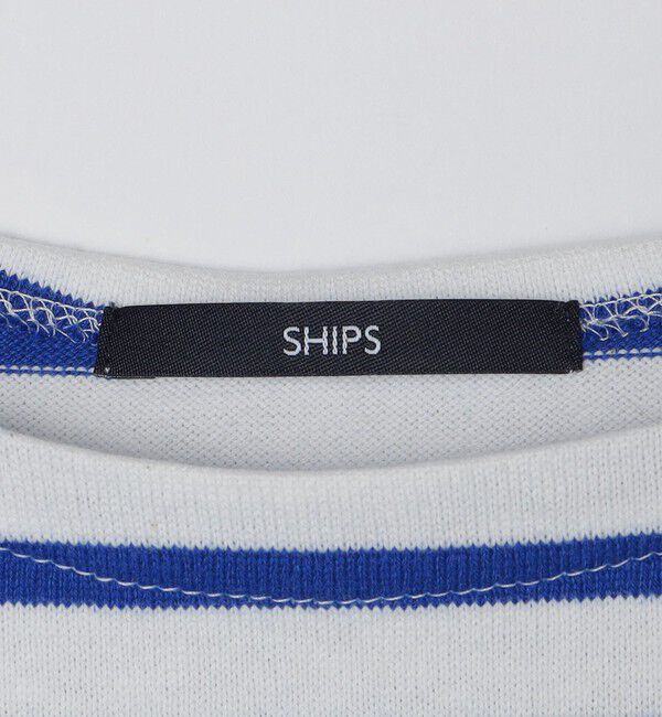 SHIPS「SHIPS: PLA ポリ乳酸 ボーダー バスク Tシャツ」|Tシャツ・カットソー|