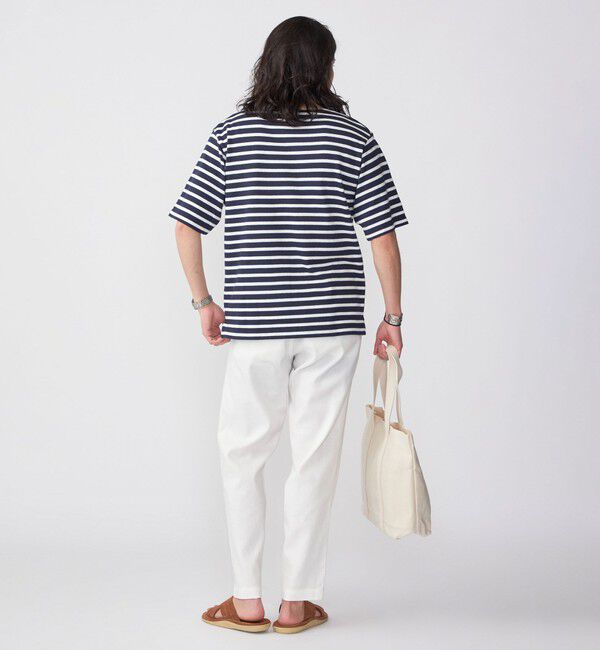 SHIPS「SHIPS: PLA ポリ乳酸 ボーダー バスク Tシャツ」|Tシャツ・カットソー|