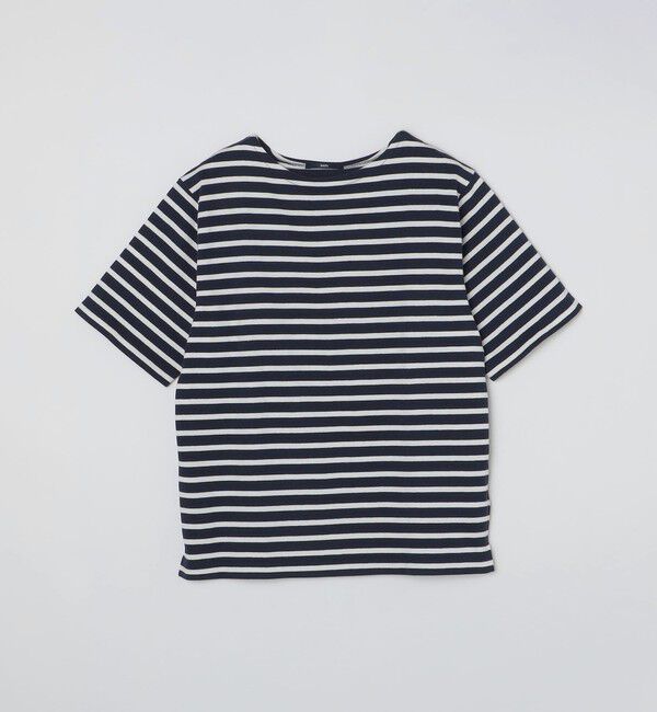 SHIPS「SHIPS: PLA ポリ乳酸 ボーダー バスク Tシャツ」|Tシャツ・カットソー|