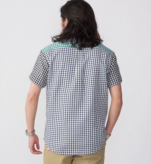 SHIPS「【WEB限定】SHIPS: 防シワ・吸水速乾 Drymix(R) ギンガムチェック パナマ シャツ」|シャツ・ブラウス|