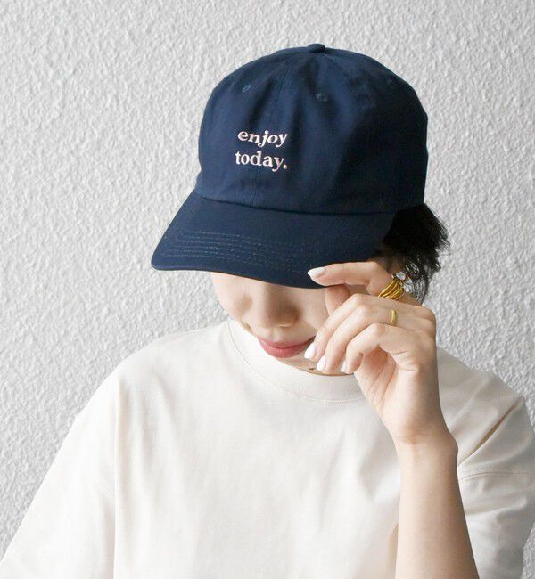 SHIPS any「newhattan: ロゴ 刺繍 キャップ」|キャップ・キャスケット|