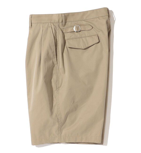 SHIPS「Southwick Gate Label: コットン ギャバジン サファリショーツ」|チノ|