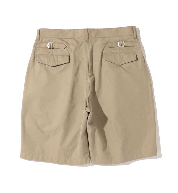 SHIPS「Southwick Gate Label: コットン ギャバジン サファリショーツ」|チノ|