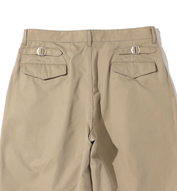 SHIPS「Southwick Gate Label: コットン ギャバジン サファリショーツ」|チノ|