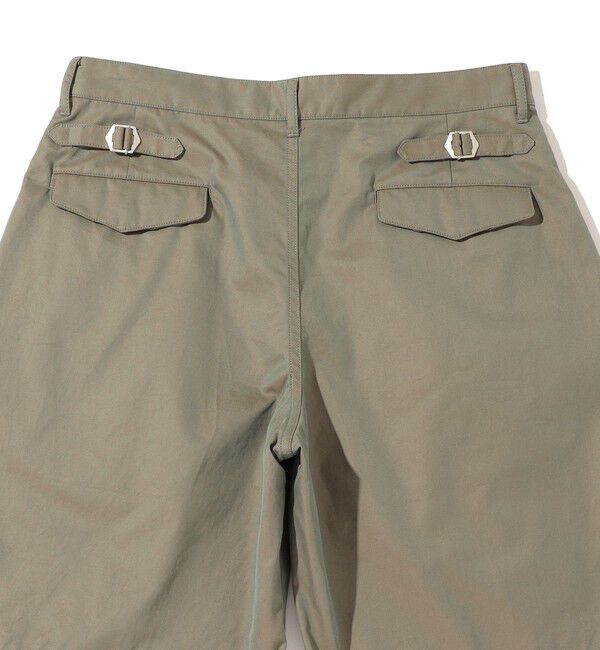 SHIPS「Southwick Gate Label: コットン ギャバジン サファリショーツ」|チノ|