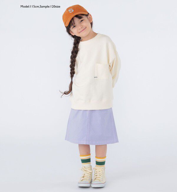 SHIPS KIDS「【SHIPS KIDS別注】Gramicci:100～150cm / トラぺーズ スカート」|台形|