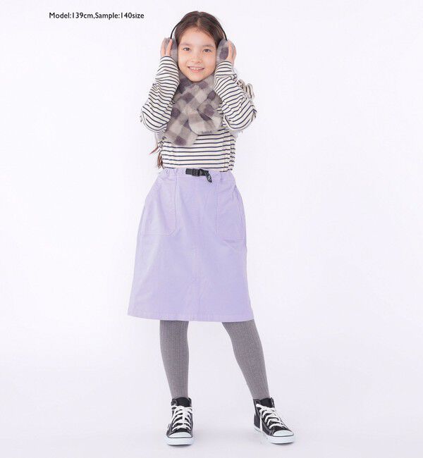 SHIPS KIDS「【SHIPS KIDS別注】Gramicci:100～150cm / トラぺーズ スカート」|台形|
