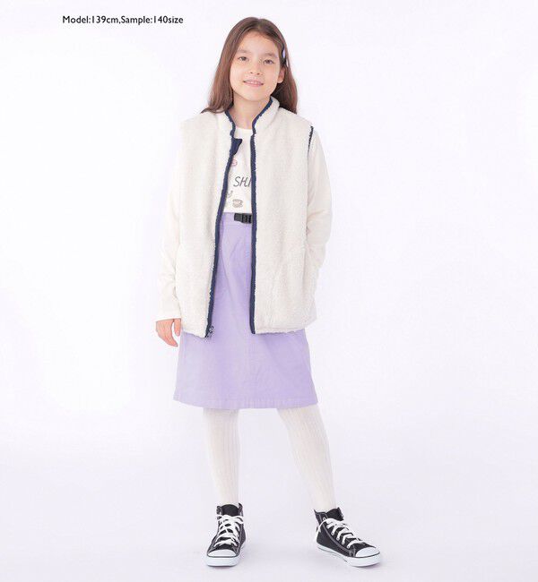 SHIPS KIDS「【SHIPS KIDS別注】Gramicci:100～150cm / トラぺーズ スカート」|台形|