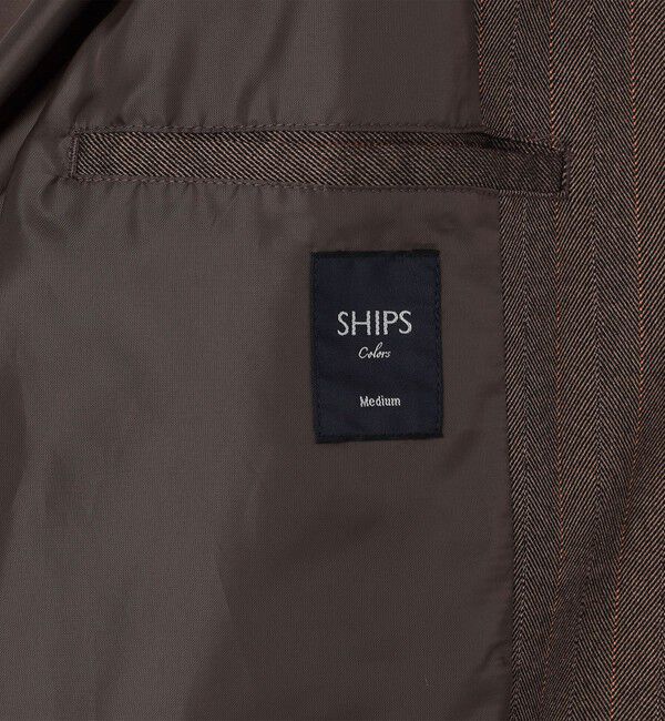 SHIPS Colors 「SHIPS Colors:ヘリンボーン ステンカラー コート」|ステンカラーコート|