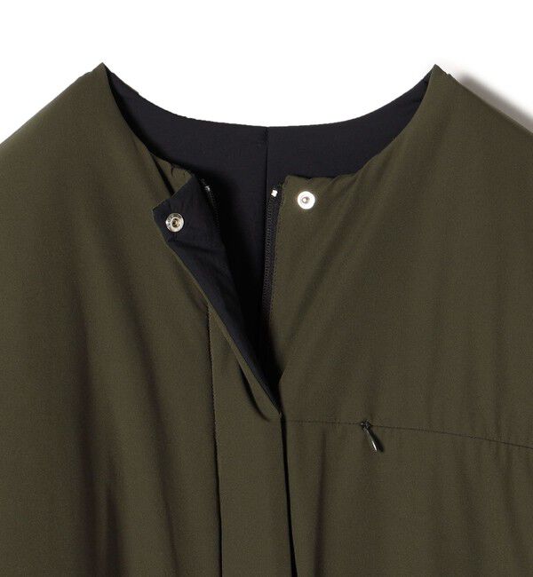 SHIPS for women「〈手洗い可能 / 撥水加工〉リバーシブル ノーカラー コート ◇」|ノーカラーコート|