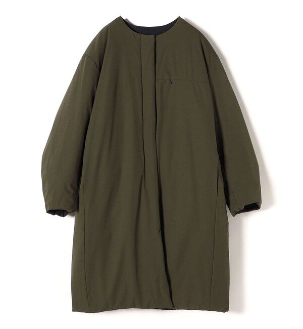 SHIPS for women「〈手洗い可能 / 撥水加工〉リバーシブル ノーカラー コート ◇」|ノーカラーコート|