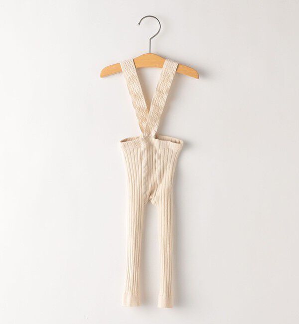 SHIPS KIDS「condor:サスペンダー リブ レギンス」|レギンス・スパッツ|ナチュラル