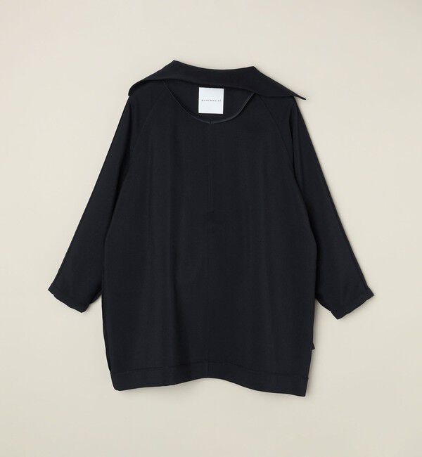 quaranciel「quaranciel:〈洗濯機可能〉ダブルクロス ハーフ トレンチ ジャケット コート」|トレンチコート|