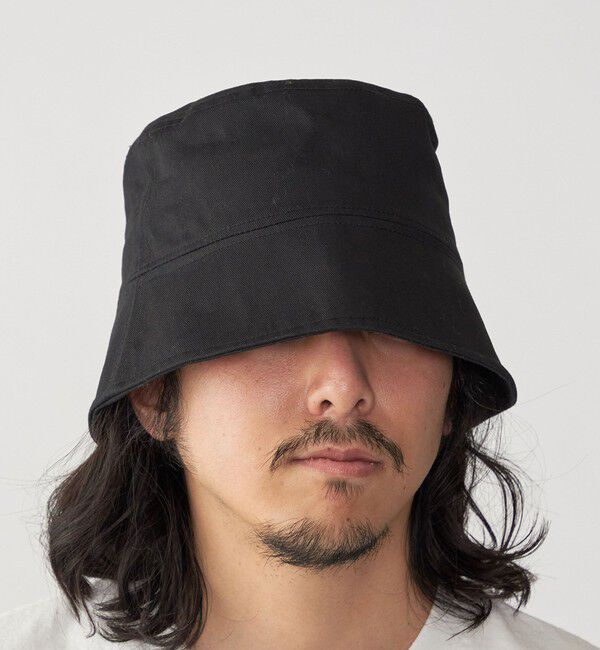 SHIPS「【WEB限定】SHIPS: マイクロ SHIPSロゴ エンブロイダリー オーバーフィット バケットハット」|ハット|