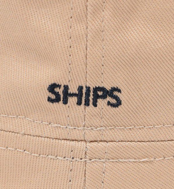 SHIPS「【WEB限定】SHIPS: マイクロ SHIPSロゴ エンブロイダリー オーバーフィット バケットハット」|ハット|