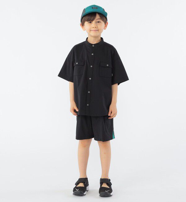 SHIPS KIDS「SHIPS KIDS:100～130cm /〈UVカット/吸水速乾〉ドライタッチ シャツ」|シャツ・ブラウス|