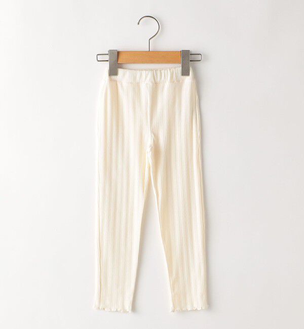 SHIPS KIDS「SHIPS KIDS:100～140cm /〈接触冷感/UVカット〉リブ レギンス」|レギンス・スパッツ|ナチュラル