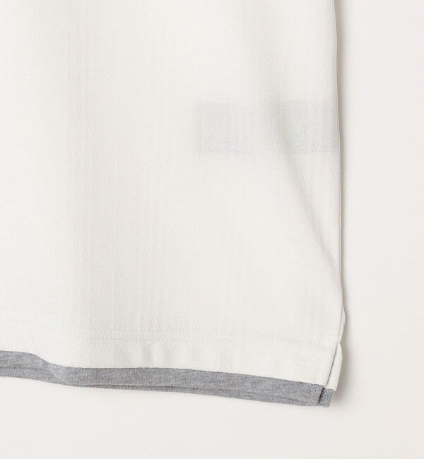 SHIPS any「【WEB限定】SHIPS any: ジャカード フェイクレイヤード ポケット Tシャツ◇」|Tシャツ・カットソー|
