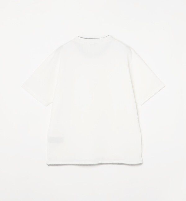 SHIPS any「【WEB限定】SHIPS any: ジャカード フェイクレイヤード ポケット Tシャツ◇」|Tシャツ・カットソー|