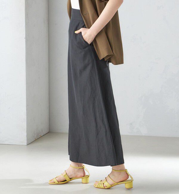 SHIPS for women「〈手洗い可能〉麻混 フレア マキシ スカート 」|スカート|