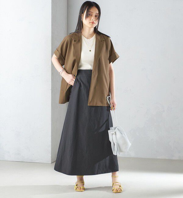 SHIPS for women「〈手洗い可能〉麻混 フレア マキシ スカート 」|スカート|