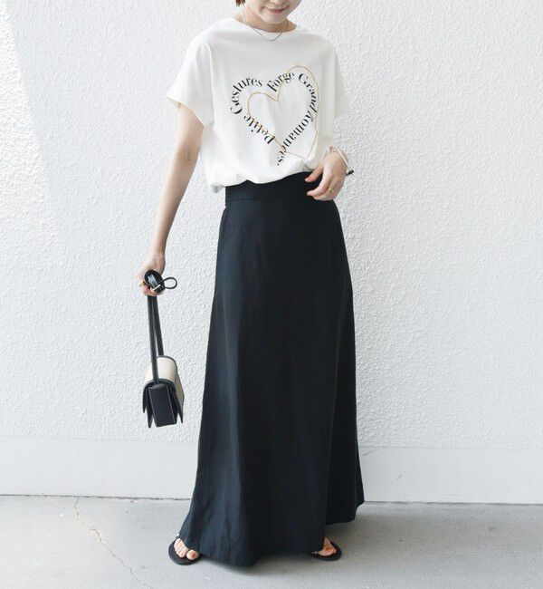 SHIPS for women「〈手洗い可能〉麻混 フレア マキシ スカート 」|スカート|